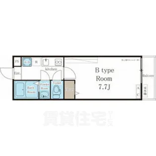 1Kの間取り画像