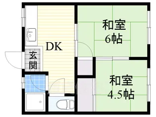 穂積ハイツ【2階】の間取り