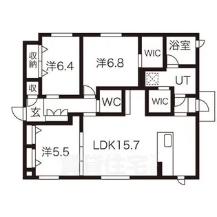 シャーメゾン アリビオ【1階】の間取り