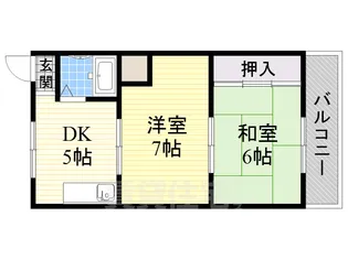サンマンション【5階】の間取り
