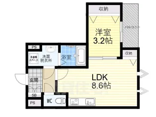 ユニコ【1階】の間取り