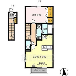 O’HANA【2階】の間取り