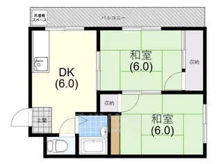 エスポワール板宿【3階】の間取り