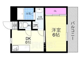 京都府京都市南区吉祥院宮ノ東町【マンション】の間取り