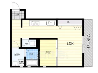グロースコート枚岡駅前【2階】の間取り