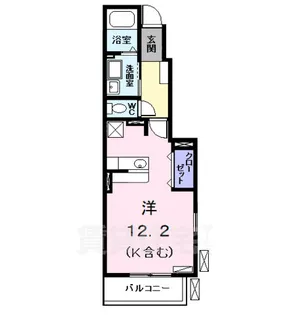 レッドリーブス6【1階】の間取り
