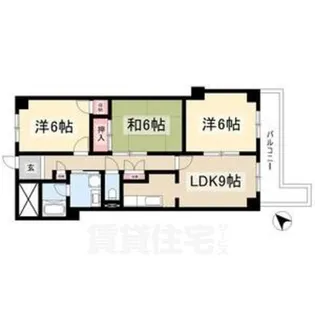 マリポーサ上田【3階】の間取り