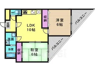 エレスパ24【4階】の間取り