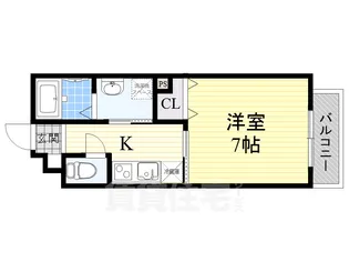 エレガンツァ南本町【1階】の間取り
