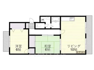 サンパレス樟葉【3階】の間取り