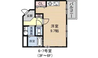 大阪府堺市堺区宿院町東4丁【マンション】の間取り