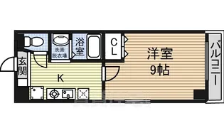 サンパティーク東片端【6階】の間取り