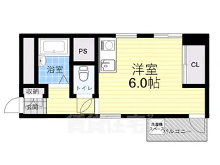 メゾンドリアン【6階】の間取り