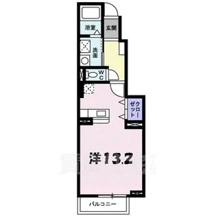 シーズコート【1階】の間取り