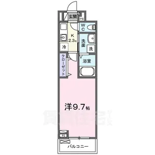 ジュネス エアリー【2階】の間取り