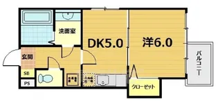 京都府京都市伏見区京町4丁目【マンション】の間取り