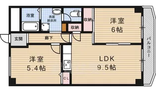 第2洛西ハイツ【1階】の間取り