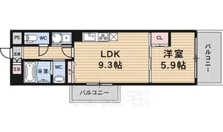 VAIL京都御苑【3階】の間取り