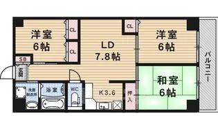 ミルウィンドウ【3階】の間取り