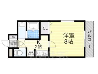 大阪府堺市中区深井中町【マンション】の間取り