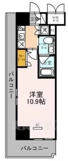 大阪府堺市堺区北花田口町2丁【マンション】の間取り