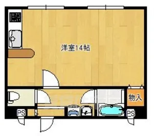 アビタシオン鴨川【1階】の間取り