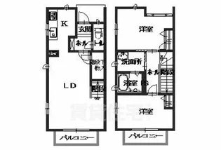 アーバヒルL 【1階】の間取り