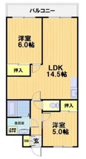 モアライフ酒井松【302号室】の間取り