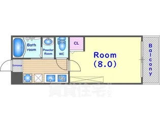 アークリード太秦【2階】の間取り