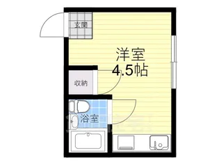 西今川728ハイツ【2階】の間取り