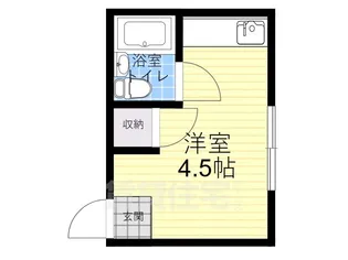 西今川728ハイツ【2階】の間取り