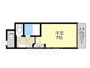 大阪府大阪市住吉区山之内元町【マンション】の間取り