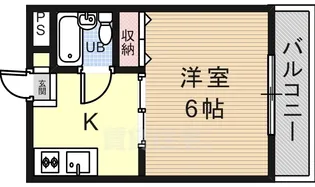大阪府摂津市庄屋1丁目【マンション】の間取り