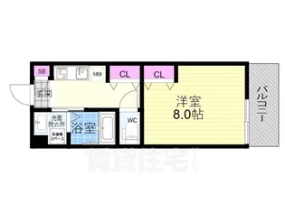 Shining二条離宮【2階】の間取り