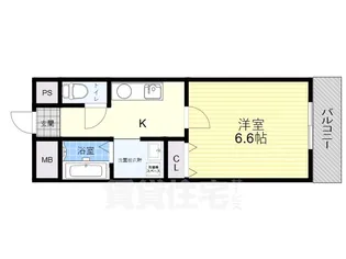 GROOVE平野【304号室】の間取り