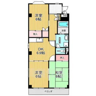 ホーステール諸ノ木【3階】の間取り