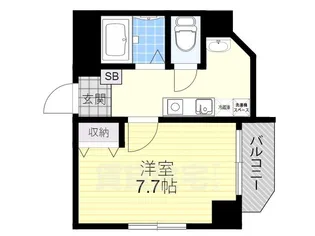 メゾンドプチシャン【4階】の間取り
