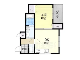 プチメゾンシェモア【3階】の間取り