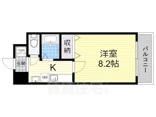 メゾンドプチシャン【7階】の間取り