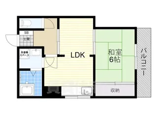 メゾン三津屋(三津屋中)【2階】の間取り