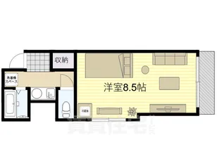 ベルデ牧野【2階】の間取り
