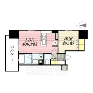 オープンレジデンシア栄伏見THE COURT【14階】の間取り