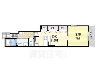 グランディア元宮【1階】の間取り
