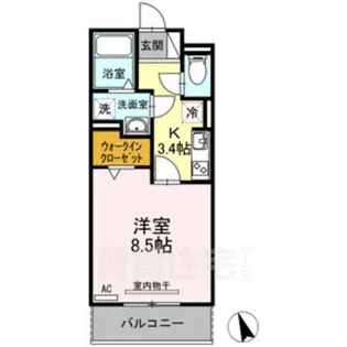 太閤アイサンメゾン【2階】の間取り