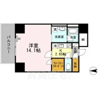 Blancasa久屋大通【9階】の間取り