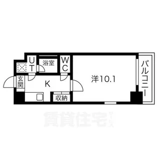 エンゼルプラザ瀬田駅前【10階】の間取り