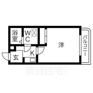 御陵シャトー朝日【3階】の間取り