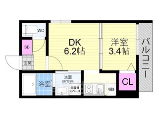 KayOto residence 久世上久世【1階】の間取り