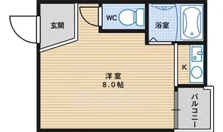 大阪府大阪市住吉区苅田10丁目【マンション】の間取り