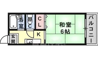 サンハイツ新町【1階】の間取り